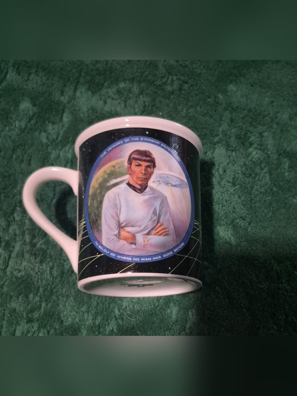 Vintage 1983 Mr. Spock Mug from The Hamilton Collection Star Trek